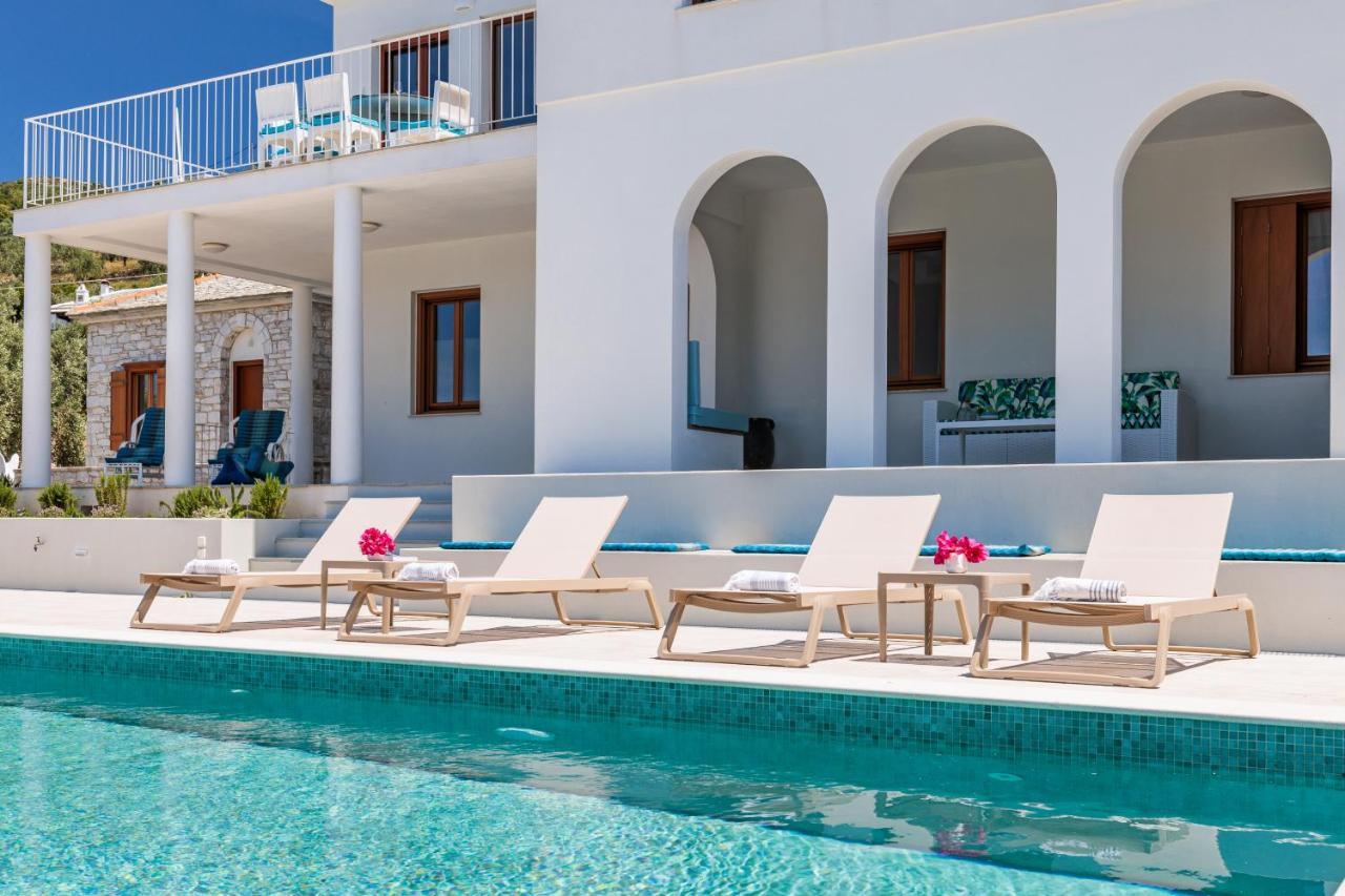 Sunshine Pool Villa Skopelos Eksteriør billede
